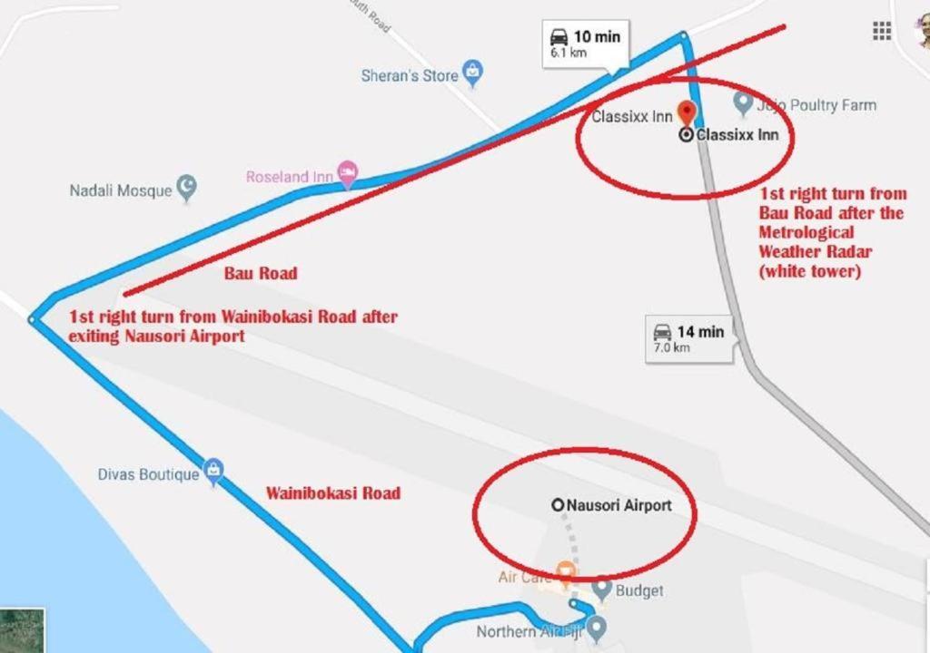 Classixx Inn Nausori Eksteriør bilde